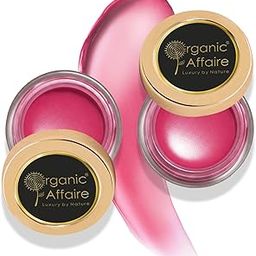 Organic Affaire Pack of 2 x Plushy Pout, Pink Lip & Cheek Tint for Women | Matt Finish, Hydrating & Nourishing Beetroot Lip Tint Balm | Infused with Vitamin C, Shea Butter, Almond & Honey | Free from Paraben, Alcohol & Mineral Oils | 20 gm-18