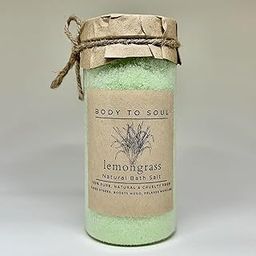 Bath Salt - body to soul (lemongrass) 350g - Ultimate Stress Relief, Mood Boost, and Muscle Relaxation | Unisex Spa Experience for All | 1 pcs-23