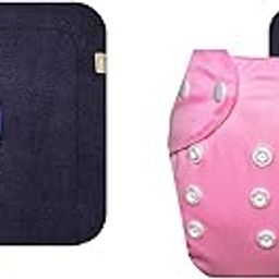 Dumbledo Lite Cloth Diaper with Black Insert (Pack of 2) | Dry Feel and Comfortable | 6-Layer Absorbent Pad | Travel Friendly | Designed by Moms | 3 Months – 2 Years | Unisex Baby-image-95