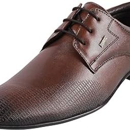 Men's Formal Stitch Detail Textured Stylish Lace Up Shoes-image-32