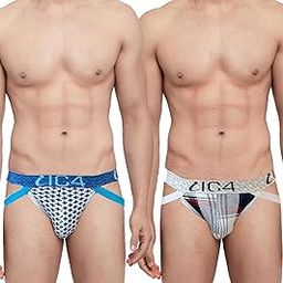 Men's Solid Jockstrap Brief Combo Pack of 2-image-1