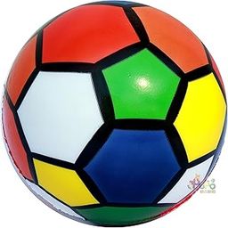 Popo Toys Foam PVC Foam Beach Football | No Air Needed | Kids Playball | Best Use at Pools, Beach, Outdoor & Indoor Play | Rainbow, Multicolor, Small-image-18