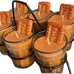 Elegant & Aromatic Candles by SKP DECOR – Premium Handmade Chai Biscuit Shaped Wax Candles for Home Décor, Relaxation & Gifting | Luxury Scented & Decorative Candles (Set of 2)-11