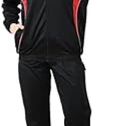 IndiWeaves Women Solid Stylish Polyester Zipper Tracksuits for Winter (Pack of 1) Black-image-94