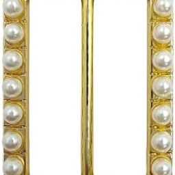 Gold Finish Shiny Adjustable Pearl Buckle For Women-image-16