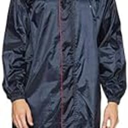Polyester Water Resistant Long Rain Coat (Blue, Xx Large)-image-32