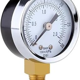 Enakshi® Mini Dial Pressure Gauge Manometer for Water Air Oil Black 0-30psi 0-2bar|Electrical & Test Equipment | Test Measurement & Inspection | Test Meters & Detectors | Other Test Meters & Detectors-image-83