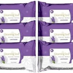Luxury Facial Wipes for Women's - 25 Pulls (each), Pack of 6-10