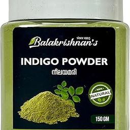 Balakrishnan's Natural Indigo Powder, 100% Pure Indigofera Tinctoria for Hair Colouring, 150 gm-image-37