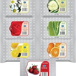 GINNI CLEA Cleansing & Makeup Remover Wet Wipes - Moisturizing Face Wipes (Anti-Acne, Cucumber, Rose, Aloe Vera, Lemon, Orange, Strawberry) | Pack of 7 | 70 Wipes Total for All Skin Types-13