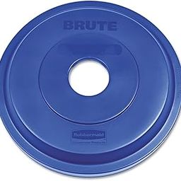 Rubbermaid Commercial 1788376 BRUTE Heavy-Duty Round Waste/Utility Container, 32-gallon Bottle/Can Recycling lid, Blue-image-47