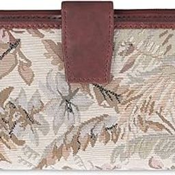 Filipia Ladies Wallet Women's Wrist Clutch Purse (Beige)-5