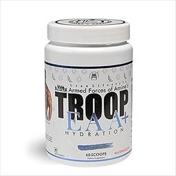 MFR Troop EAA+ Hydration Supplement, Watermelon Flavour, 300g, 60 Scoops, All-in-One EAA BCAA with Electrolytes-image-68