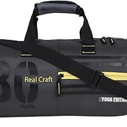 Polyester Duffle/Gym Bag/Shoulder Bag for Men & Women with Separate Shoes Compartment (19 inch X 9.5 inch) (Black)-image-32