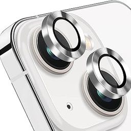 Amazon Brand - Solimo Tempered Glass Camera Lens Protector for iPhone 13 (6.1 Inch) & iPhone 13 Mini (5.4 Inch) | Glass Lens Cover (Silver)-27