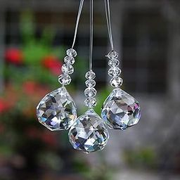 Crystomist Sparkling K9 Crystal Glass Crystal Car Hanging Rainbow Suncatcher Beautiful Balcony Garden Hanging Ornament A21-image-41
