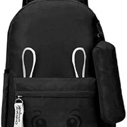 Korean Design Women's & Girls Backpack | Best Waterproof School & College Bag | Gift for GIrls Pack of 1 | Bunny Printed School Bags with Pencil Pouch kids Travel & Gifts Bags-image-34