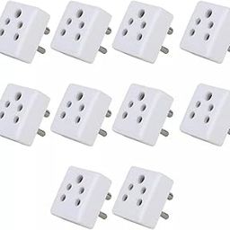 Pack of 10 Pieces 5 Pin Multi Plug Socket Universal Travel Adaptor (ESP184)-15