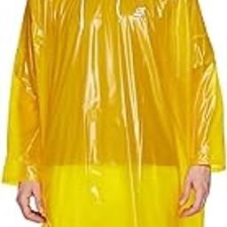 Bleaws Pvc Transparent Water-Resistant Reusable Knee-Long Poncho Rainwear Raincoat Heat Sealed Pvc Shell High Neck Hood Unisex Free Size-image-45