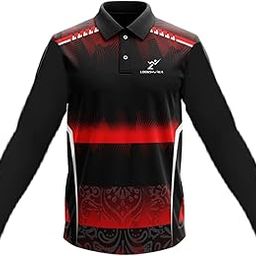 Unisex Adult Collar Neck Printed Design Sportswear T-Shirt with Full Sleeves | Regular Dry Fit Gym Cycle Yoga Fitness Runing Sports Tshirt-picture-11