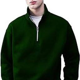 Stylish Designer Half Zip Collar Fashion Black Blue Green Wine Navy Sweatshirt with no Pockets for Men Fleece Fabric 2025 S M L XL XXL 1132-image-57