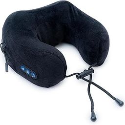 TRAVEL LIKES ME Neck Pillow for Travel-Neck Pillow Travel Essentials, air Accessories, Relief Cervical Men Women, Support Head Rest Pillows for Travelling Flights (Velvet Memory Foam, Black)-picture-26
