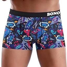 BONO Men's Underwear || Boxer Shorts || Printed Trunk for Men & Boys-picture-3