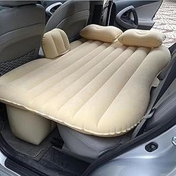 Nirgun Empex Inflatable Travel Car Bed Air Sofa with Two Inflatable Pillow for Car Back Seat Fits Most Car Models SUV,MPV,Truck,Minivan-image-34