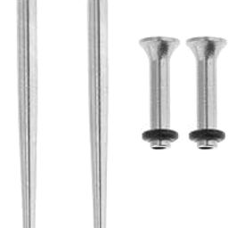 4 Pieces Ear Gauges Stretching Kit Stainless Steel Flare Plug Tapper 2Mm | Fashion Jewelry | Body Jewelry | Body Piercing Jewelry-image-80
