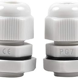 KAMCON Polyamide Cable Gland - PG7 (Pack of 20) - Light Grey-image-38