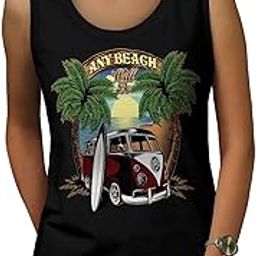 Beach Sun Travel Holiday Womens Tank Top, Athletic Sports Shirt Graphic Tank Top/Gym Tanks-image-50
