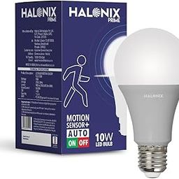 Halonix 10 Watt E27 Screw type Radar Motion Sensor LED Bulb (Auto Off Auto On) - Pack of 1, White-11