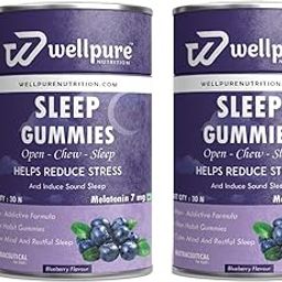 WELLPURE NUTRITION Sleep Gummies — Your Natural Solution To Peaceful Sleep With Stress Relief (Pack Of 2)-image-50