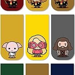 Harry Potter Bookmarks Chibi - Set of 8 Magnetic Bookmarks | Best Gift for Readers, Book Enthusiast & Fans | Fridge Magnets (Harry Potter Chibi)-picture-32