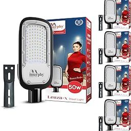 Murphy Lens Model LED 50W LED Street Light, IP65 Rated Outdoor Light Pack of 5 (Cool White, BIS Approved)-picture-18