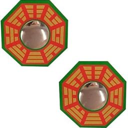 Combo of Feng Shui/Pakwa/Convex Bagwa Mirror for Protection and Remove Out Side Negetive Energy (15 x 15 cm)-image-40