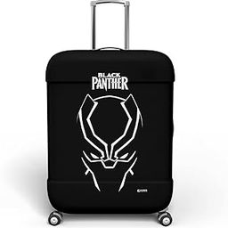 Marvel Black Panther Luggage Cover | Polyester Travel Suitcase Cover | Washable and Stretchable Suitcase Protector | 18-22 Inch | Small | Black-picture-38