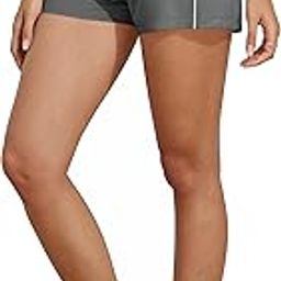 Womens Swim Shorts Quick Dry Summer Water Beach Swimwear Board Shorts with Mesh Liner-image-52