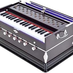SONIA MUSICALS 7 Stop Portable Wooden DOUBLE BELLOW Harmonium, 42 Keys, Multi Fold Bellow, Coupler Fundtion, Harmonium Musical Instruments With Carry Bag-image-67