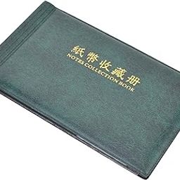 Money Album, Money Holder Long-Term Sufficient with 30 Pages for Holding 60 Banknotes(Dark Green)-image-64