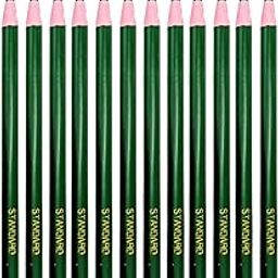 ZENITH Tailoring Marking Pencil Set, 6 Colours, with 2pc Threader and Seam Ripper, Cut-Free Design, (12 PC Green Pencil + 2 Threader + 1 Seam Ripper)-picture-29