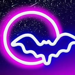 SG PRINT Moon and Bat LED Neon Lights, Neon Light Sign for Wall for wall decor, bedroom, Kids Gift, Living Room, Bar, Party, Christmas, Halloween-image-55