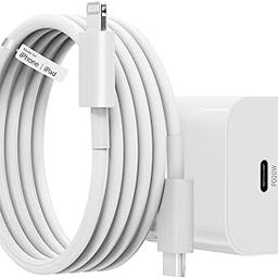 20W Original Charger with Lightning Cable Compatible with iPhone 14/14Plus/14Pro/14 Pro max 13/13Pro/13Pro max 12/12Pro/12/11/X/Xr Series (MFi-Certified)-24