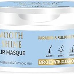 DIONNE BEAUTY PROFESSIONAL Smooth & Shine Hair Masque 300ml for Men & Women | For Weakened & Damaged Hair | Paraben & Sulphate Free | Enriched with Jojoba Oil-image-73