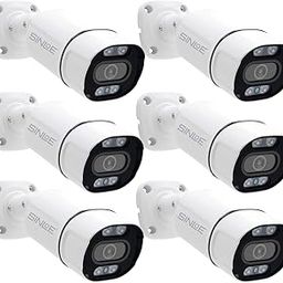 5 MP IP Wired CCTV Camera, Indoor/Outdoor, Color Night Vision, Built-in Microphone, Motion Detection, H.265, PoE, Compatible with CP Plus, Hikvision, Dahua, NVRs, White (6 Unit)-25