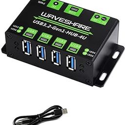 4-Ch USB 3.2 Gen1 HUB for Windows, macOS, Linux and Android Metal Case with Wall-Mount Support USB 3.2/2.0/1.1 No Need Driver Plug-and-Play-14