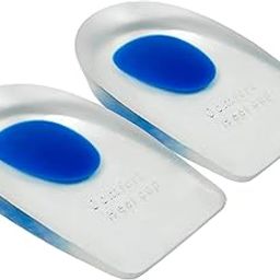 Willa Silicone Gel Heel Protector Insole Cups for Swelling, Pain Relief, Foot Care Support Cushion for Men and Women - 1 Pair (Medium)-image-82