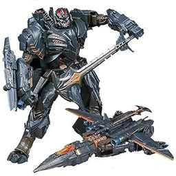 Transformer Rise of The Beasts Deformed Car Robot Toy Bumblebee Megatron Action Figure Optimus Prime Transformer Toy 7inch (Color : Gray)-image-50