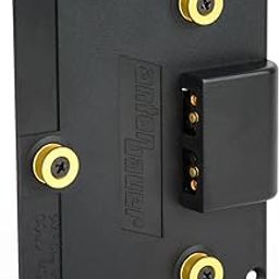 Anton Bauer Milled Silver Back Male Gold Mount Battery Back 8075-0057-28
