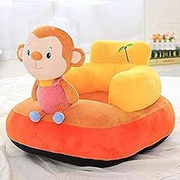 AVSHUB Baby Sofa Seat Or Rocking Chair for Kids Supporting Training Seat Playing Sofa Chair for Kids Soft Plush Cushion Sofa Seat Baby Safety Sofa Chair (Use for Baby 0 to 3 Years) (Orange 2)-image-54